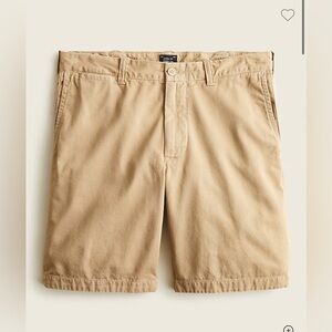 NWT J.Crew Men’s 9" short in garment-dyed cotton - Item H8474 - Size 42